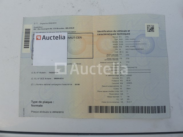 Opel vivaro bestelwagen (2008-vin:wolf7aba53v633519) - afbeelding 17 van  33