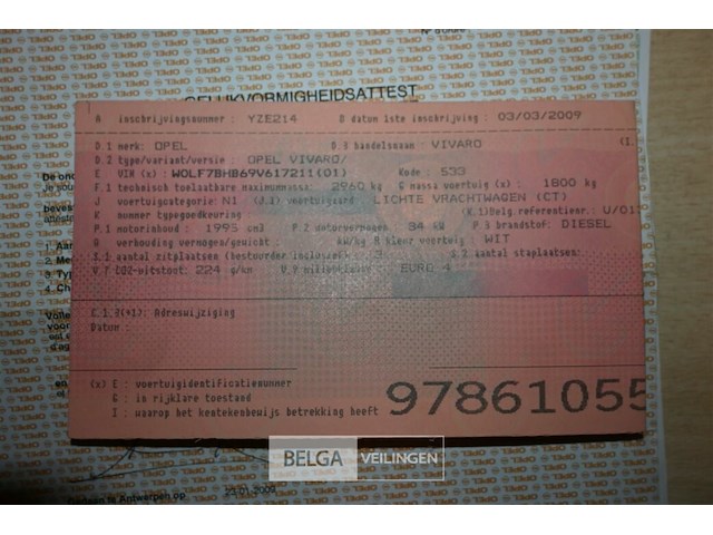 Opel vivaro lichte vrachtwagen - afbeelding 8 van  26