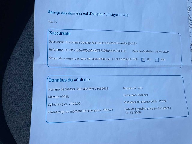 Opel zafira - 2006 - afbeelding 35 van  51