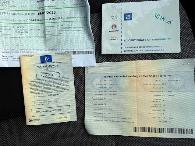 Opel zafira personenauto 2012 - afbeelding 8 van  16