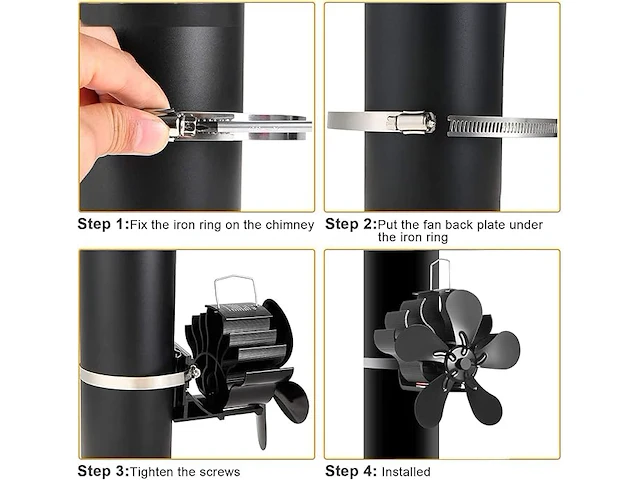 Open haardventilator - afbeelding 6 van  7