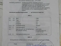 Open lichte vrachtwagen ford transit,diesel,2198cm³,92kw,1e inschr. 17/6/13, wf0nxxttnct23258, 39447km,co²-uitstoot 224g/km,euro5b, kenteken, gelijkvormigheidsattest,keuring beperkt geldig tot 04/12/24,1sleutel - afbeelding 9 van  19