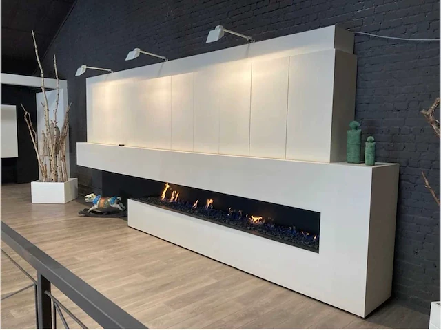 Open lofthaard incl. haardwand - afbeelding 1 van  11