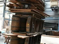 Open ski hut, party hut, thema wintervakantie, met bijpassende decoratie - afbeelding 3 van  9