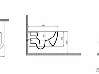 Ophang wc design met bidet - afbeelding 1 van  3
