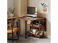 Opklapbare eettafel - industrieel design - afbeelding 5 van  8