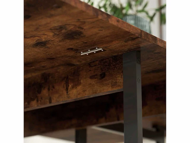 Opklapbare eettafel - industrieel design - afbeelding 6 van  8