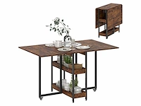 Opklapbare eettafel - industrieel design - afbeelding 7 van  8