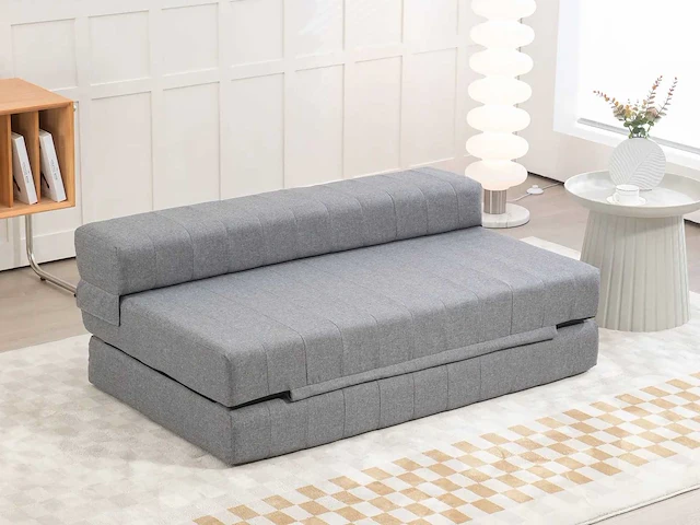 Opklapbare fauteuil met extra bedfunctie, logeerbed - afbeelding 1 van  10