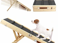 Opklapbare houten hondentrap - afbeelding 1 van  4