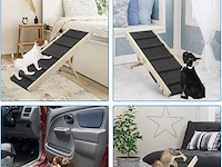 Opklapbare houten hondentrap - afbeelding 4 van  4