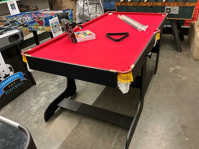 Opklapbare pooltafel fun break - afbeelding 3 van  10