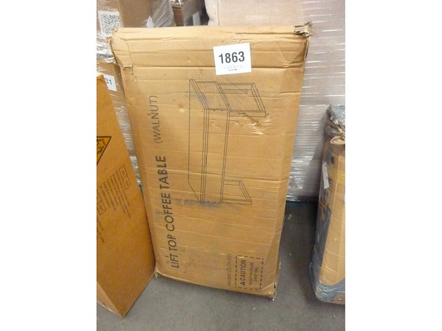 Opklapbare salontafel, 3-in-1 multifunctionele salontafel - afbeelding 2 van  10