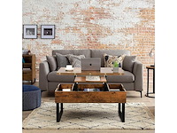 Opklapbare salontafel, 3-in-1 multifunctionele salontafel - afbeelding 9 van  10