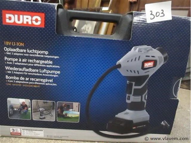 Oplaadbare luchtpomp - afbeelding 1 van  2