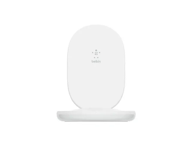 Oplaadstandaard, draadloos, 15w, wit, belkin - afbeelding 2 van  3