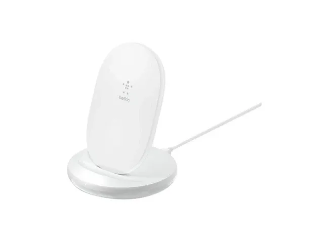 Oplaadstandaard, draadloos, 15w, wit, belkin - afbeelding 3 van  3