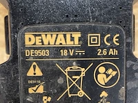 Oplaadstation, 2 batterijen dewalt - afbeelding 3 van  3