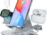 Oplaadstation voor apple watch en iphone - afbeelding 1 van  5