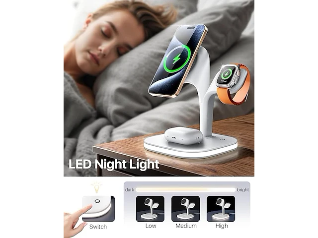 Oplaadstation voor meerdere apparaten - afbeelding 4 van  6