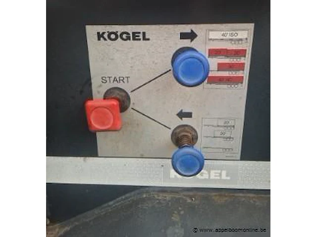 Oplegger kögel, s24-2, wk0s0002400225869, mtm 41.000kg, zonder boorddocumenten - afbeelding 7 van  8