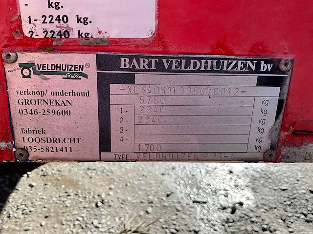 Oplegger veldhuizen - afbeelding 2 van  15