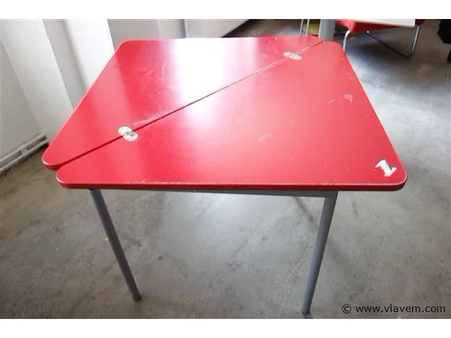 Oplooibare rode tafel ikea - afbeelding 2 van  2