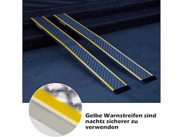 Oprijplaat - 200cm - lichtgewicht aluminium - afbeelding 5 van  8