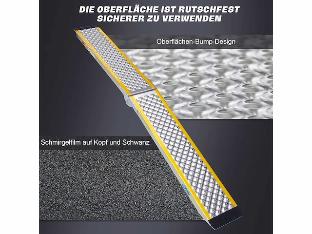 Oprijplaat - 200cm - lichtgewicht aluminium - afbeelding 8 van  8