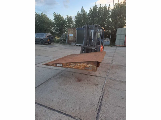 Oprijplaten voor container - afbeelding 1 van  3