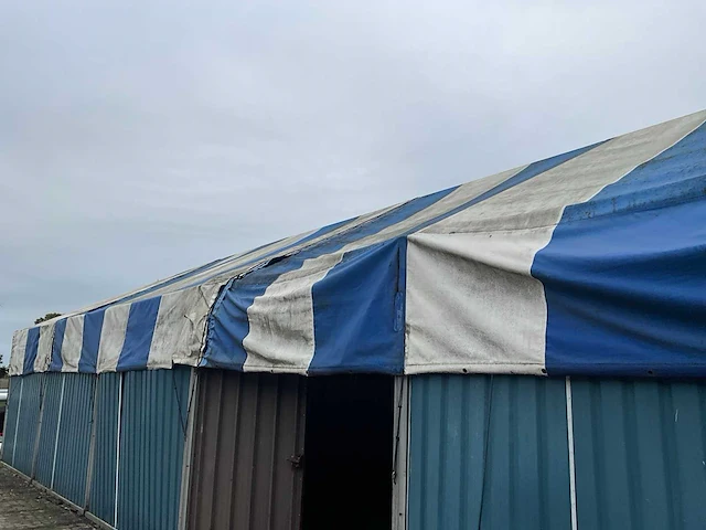 Opslag tent 21 m x 6 m x 4 m - afbeelding 2 van  27