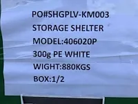 Opslag tent/storage building - afbeelding 7 van  8
