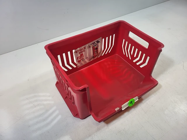 Opslagbakken rood 42x32x22cm (24st) - afbeelding 2 van  2