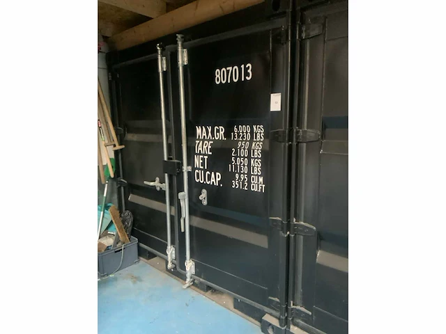 Opslagcontainer 8ft - afbeelding 2 van  8