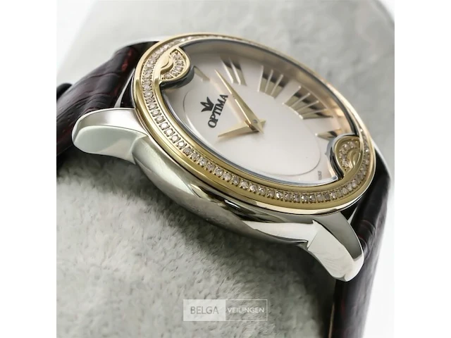 Optima - swiss diamond watch - dames - afbeelding 4 van  4