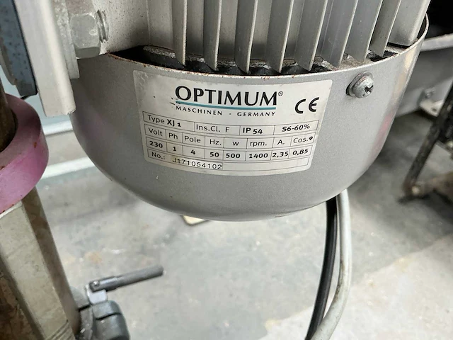 Optimum optidrill b 17 pro kolomboormachine - afbeelding 4 van  5