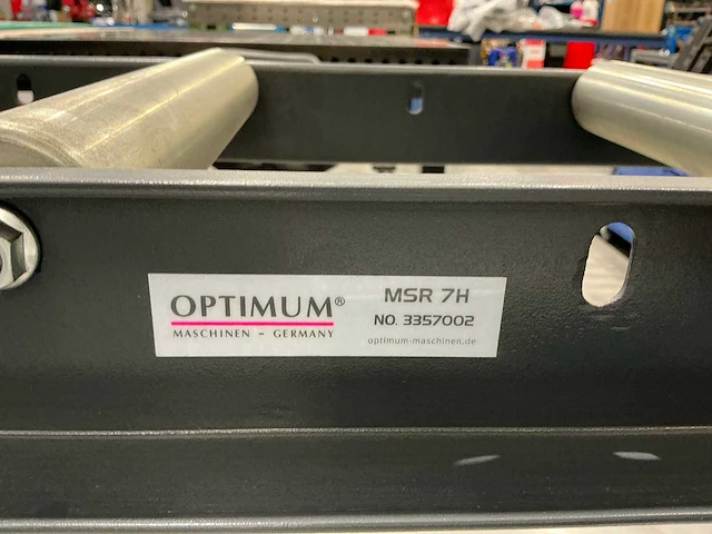 Optimum s275n metalen horizontale bandzaagmachine + rollenbandsysteem optimum - 2021 - afbeelding 6 van  15