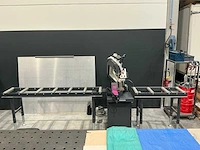 Optimum s275n metalen horizontale bandzaagmachine + rollenbandsysteem optimum - 2021 - afbeelding 1 van  15