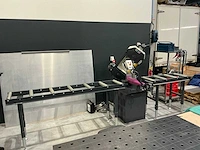 Optimum s275n metalen horizontale bandzaagmachine + rollenbandsysteem optimum - 2021 - afbeelding 8 van  15