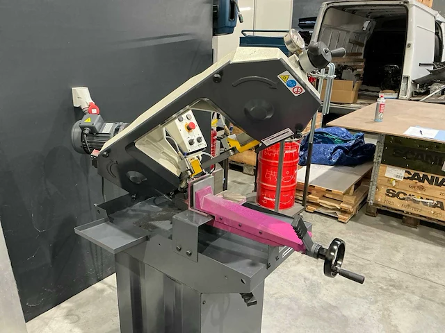 Optimum s275n metalen horizontale bandzaagmachine + rollenbandsysteem optimum - 2021 - afbeelding 10 van  15