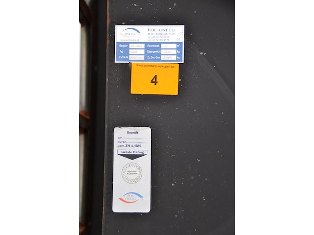 Optrekcontainer 33m³ - afbeelding 2 van  2