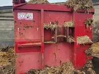 Optrekcontainer rood met afdekzeil - afbeelding 2 van  3