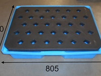 Opvangbak empteezy st40 met rooster - afbeelding 1 van  1