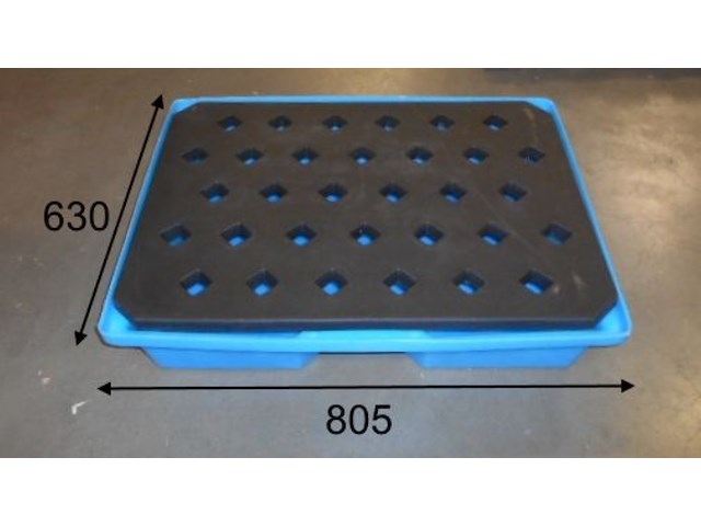 Opvangbak empteezy st40 met rooster - afbeelding 1 van  1