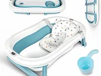 Opvouwbaar babybad met water-thermometer - afbeelding 1 van  3