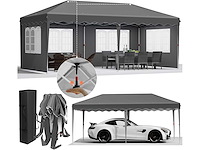 Opvouwbaar prieel - 3x6m - grijs - afbeelding 3 van  6