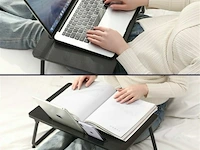 Opvouwbaar schootbureau/bedtafel met beker- en tablethouder- ideaal in bed - afbeelding 4 van  4