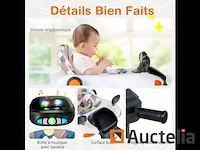 Opvouwbare baby trotteur 2 in 1 hoogte en snelheid instelbaar - afbeelding 1 van  9