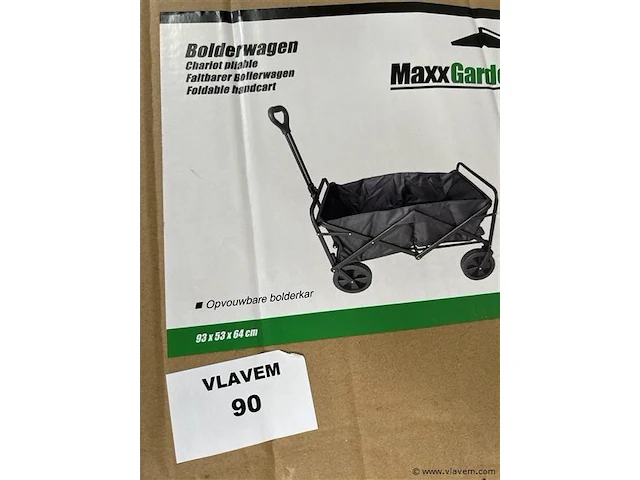 Opvouwbare bolderkar - afbeelding 1 van  1