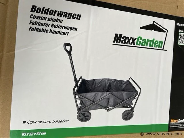 Opvouwbare bolderkar - afbeelding 1 van  1